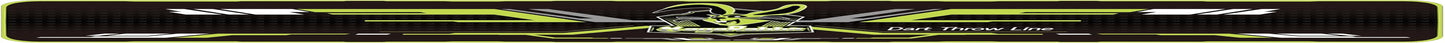 Dart Board Throw Line Floor Marker PVC Toe Line Sticker, for Soft and Steel Tip Dart Games, Non-Slip, Dart Throw Line Accessories,Dartboard Floor Marker,Dart Line