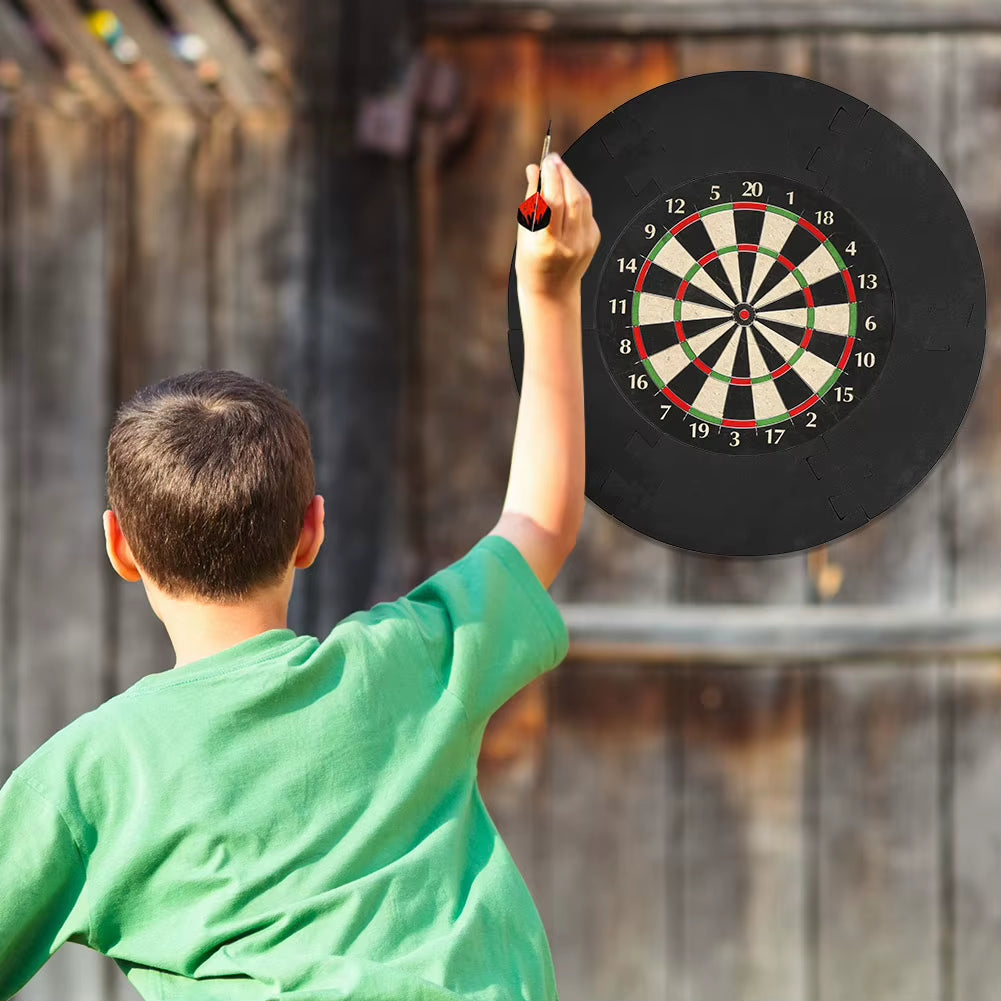 Splicing Dartboard Surround Wall Protector EVA Dart Board for Dart Lovers Removable Dart Surround Jigsaw Ring Design Dart Tool